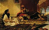 Harem Canvas Paintings - In the Harem